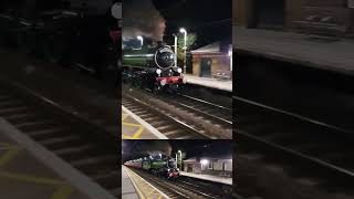 Class B1 61306 Mayflower​ slowly southbound at Hatfield Peverel Station [upl. by Abebi]