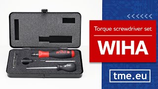 Adjustable Torque Screwdriver Set  WIHA 2852S10 UNBOXING [upl. by Dasteel]