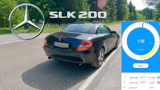 2004 Mercedes Benz SLK 200 0100kmh ACCELERATION R171 [upl. by Yong]