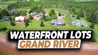 Waterfront and Waterview lots for sale Grand River Prince Edward Island [upl. by Lenhard82]