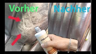 Leder Ledersitze Aufbereiten DIY  Färben und Pflegen  How to do [upl. by Ahsilahs]