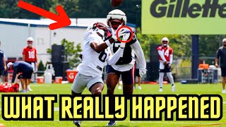 Javon Baker MAKING PLAYS At New England Patriots Training Camp  Hes BURNING Everybody [upl. by Gresham]