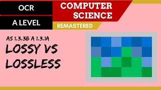 46 OCR A Level H046H446 SLR9  13 Lossy vs lossless [upl. by Aikam]