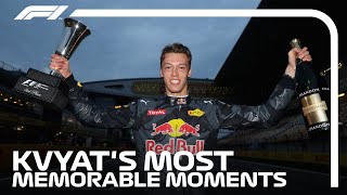 Daniil Kvyats Most Memorable Moments In F1 [upl. by Haduhey707]