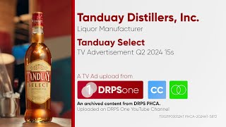 Tanduay Select TV Ad Q2 2024 15s Philippines CCST [upl. by Cardinal]