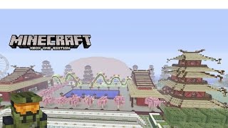 Minecraft inspiration Corbellics Japanese palace [upl. by Elum]