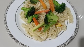 PASTA DE TORNILLOS CON VERDURAS SALTEADAS 😋👌 [upl. by Steinman]