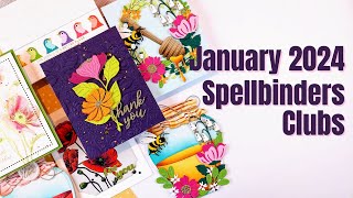 Spellbinders January Clubs Overview  Cardmaking Ideas [upl. by Eniawtna]