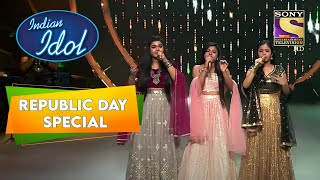 quotAye Mere Watan Ke Logonquot पर Singing ने बनाया भक्ति से भरा माहौल  Indian Idol Republic Day Special [upl. by Maude]