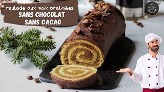 Roulade aux noix pralinées sans chocolat et sans cacao  Le Boulanger Parisien [upl. by Michelle]