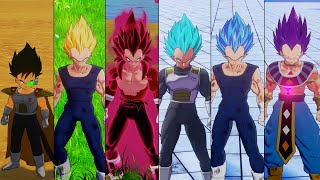 DBZ Kakarot MOD  Vegeta Transformations quotUltra Egoquot amp Ultimate Attack 4K 60FPS [upl. by Cheslie693]