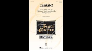 Cantate 2Part Choir  Music by Emily Crocker [upl. by Medor421]