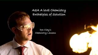 A level Chemistry Enthalpies of Solution [upl. by Egief]