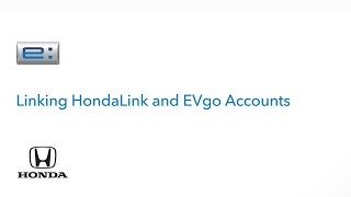 Honda Prologue  Linking HondaLink and EVgo Accounts [upl. by Pilif787]