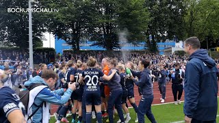 Aufstieg der VfL Bochum Frauen 💙🤍 Ungeschlagen aufgestiegen 🏆🔥 in die 2 Bundesliga [upl. by Ayanat]