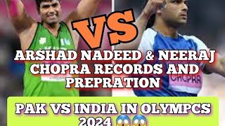 Arshad Nadeem vs Neeraj Chopra  Olympics 2024  sportsnation [upl. by Aicaca]