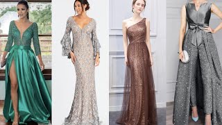 VESTIDOS 🥰 en TENDENCIA de MODA 2024 de ESTILO ELEGANTE SENCILLO y FINOS vestidos modernos elegantes [upl. by Nillok]