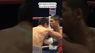 Amir Khan se aprovechó de la vejez de Marco Antonio Barrera boxing [upl. by Eenar]