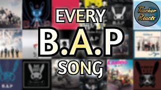 TEACHER REACTS SPECIAL  EVERY BAP SONG RANKED [upl. by Pyotr660]