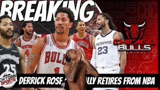 Derrick Rose Retire From The NBA Chicago Basketball Legend  Derrick Rose Top 25 Bulls Highlights [upl. by Liris]