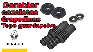 🔧🔧Cambio de Cazoletas Crapodinas y tope guardapolvo Renault🔧🔧 [upl. by Alejandro]