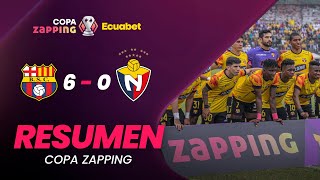 Barcelona SC 6  0 El Nacional  CopaZapping primera edición [upl. by Nyrol]