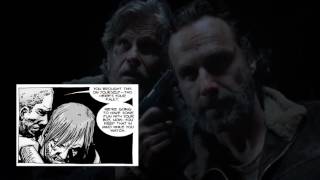 The Walking Dead Claimers Scene Comic Comparison [upl. by Bryn]