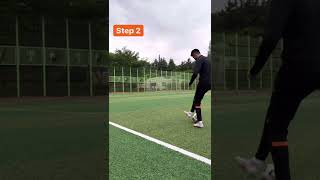 CR7 Trivela Cross Tutorial ⚽️💫 Cristiano Ronaldo Skill Tutorial 🔥 Be Like Cristiano 🇰🇷 [upl. by Janey]