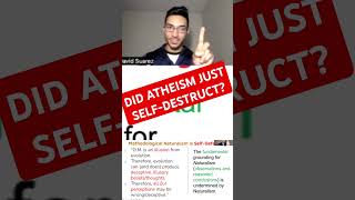 DID ATHEISM JUST SELFDESTRUCT philosophy apologetics athiesm podcast science naturalism [upl. by Niliac]