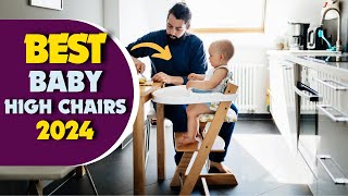 The 5 Best Baby Stylish High Chairs For Kids in 2024 [upl. by Elleinod]