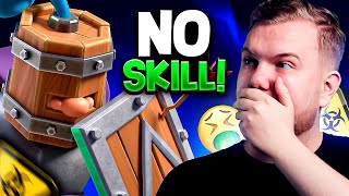 NO SKILL RECRUITS DECK CAN’T BE DEFENDED IN CLASH ROYALE [upl. by Ynaffi67]