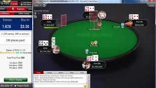 Replay quotBravotmbquot Final table PokerStars MicroMillions 81 33 NL 5Card Draw 5K Gtd Nov 18 2019 [upl. by Aloivaf]