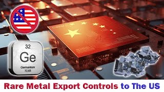 China dominates export controls of rare metals gallium and germanium triggering US concerns [upl. by Keli709]