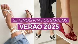 25 tendências de sapatos do verão 2025 para usar já ou não  Camila Gaio [upl. by Atteloj336]