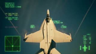 Ace Combat 7 Multiplayer  FA18F Block III  That is Bizarre [upl. by Lizette]