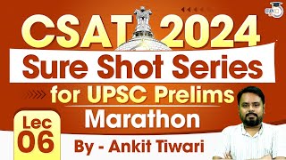 UPSC Prelims 2024 CSAT Marathon  Lec  6  StudyIQ IAS [upl. by Martell]