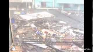 Super Typhoon Haiyan batters Philippines [upl. by Kain]