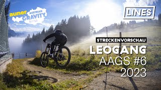 Streckenvorschau aAGS 2023 6  Bikepark Leogang  LINES [upl. by Yrogreg659]