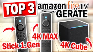 Die besten AMAZON FIRE TV GERÄTE 2024  Top 3 Fire TV Geräte im Vergleich [upl. by Enorel]