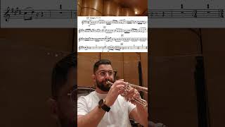 Pulcinella  Stravinsky Trumpet Excerpt Daniel Leal Trumpet [upl. by Kevon]