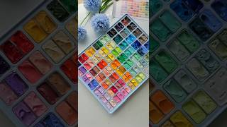 Unboxing HIMI gouache 112 colors🫶 gouache himigouache artshorts unboxing unboxingvideo artist [upl. by Ester409]