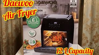 Daewoo Digital Air Fryer demo and Review [upl. by Chuu310]