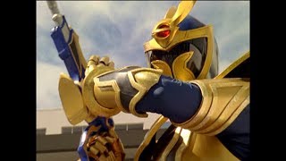 Solaris Knight First Morph amp Fight  Mystic Force  Power Rangers Official [upl. by Uella624]