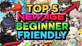 Maplestory TOP 5 Classes for NewReturning Players in New Age [upl. by Beutler156]