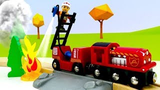 La stazione dei treni Brio  Apertura giochi per bambini [upl. by Nallak]