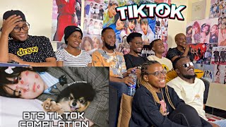 Africans show their friends Newbies NEW BTS TIKTOK COMPILATION FOR LennyLen amp thereactionbros5 [upl. by Datnow]