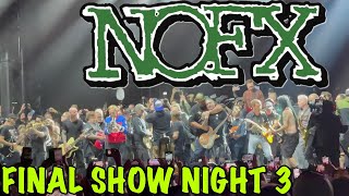 NOFX Final Show Night 3 of 3 Full Set 1062024 Pt 2 [upl. by Assirolc]