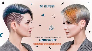 Undercut Hair Tattoo For Women [upl. by Rebm]