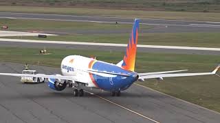 INCREDIBLY RARE The only operational Allegiant Airlines Boeing 737 MAX 8 departing from ACY [upl. by Eniksre]