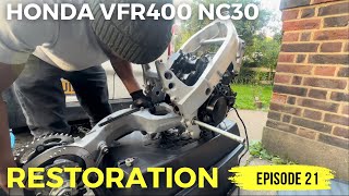 HONDA VFR400 NC30 Restoration Episode 21 [upl. by Alithia]